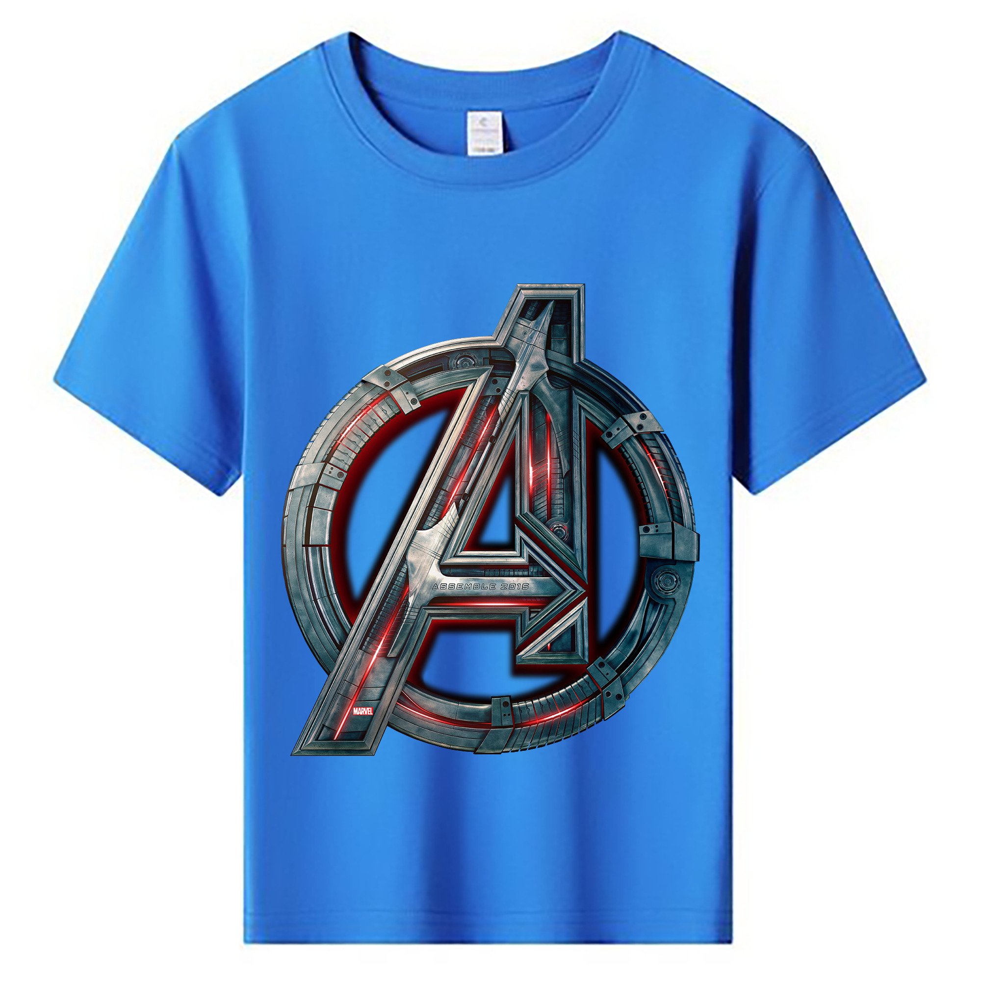 （画像用） アベンジャーズ The Avengers 綿100％キッズTシャツ（フロントプリント）
